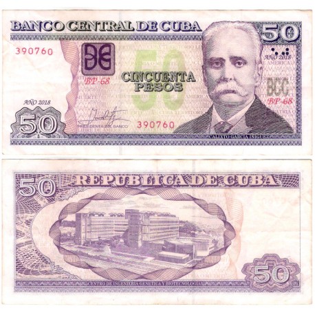 (123) Cuba. 2018. 50 Pesos (MBC)