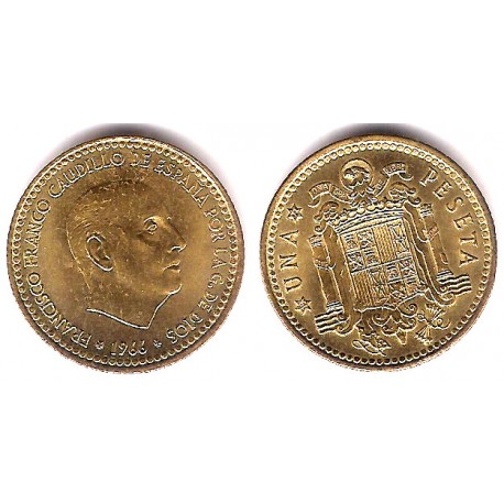 Estado Español. 1966*(19-72). 1 Peseta (SC)