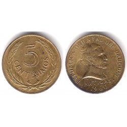 (38) Uruguay. 1960. 5 Centesimos (MBC)