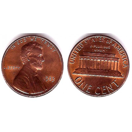 (201b) Estados Unidos de América. 1983. 1 Cent (MBC)