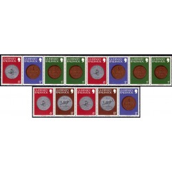 Guernsey. 1979. Serie de 13 Valores (Nuevo) Monedas