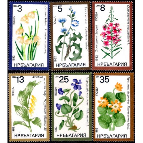 Bulgaria. 1987. Serie Completa (Nuevo) Flora