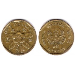 (54b) Singapur. 1989. 1 Dollar (MBC)