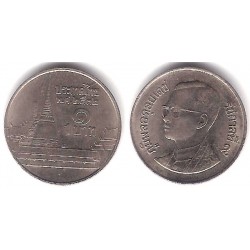 (Y183) Tailandia. 1989(2532). 1 Baht (MBC+)