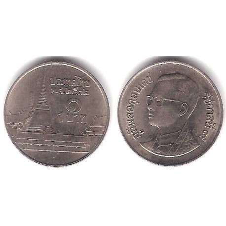 (Y183) Tailandia. 1989(2532). 1 Baht (MBC+)