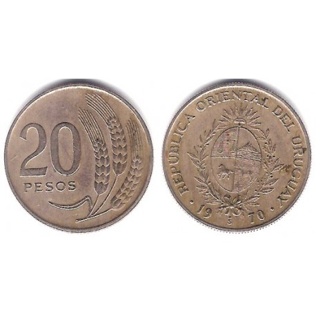 (56) Uruguay. 1970. 20 Pesos (MBC)