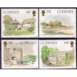 Guernsey. 1986. Serie Completa (Nuevo) Centenario de Museos