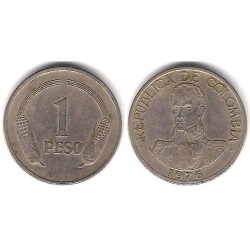 (258.1) Colombia. 1976. 1 Peso (MBC)