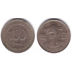 (9) Corea del Sur. 1980. 100 Won (MBC)