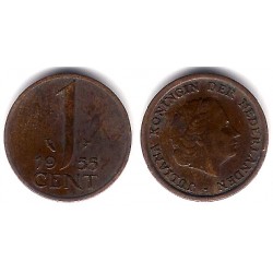 (180) Países Bajos. 1955. 1 Cent (MBC-)