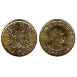 (17) Kenia. 1990. 5 Cents (EBC+)