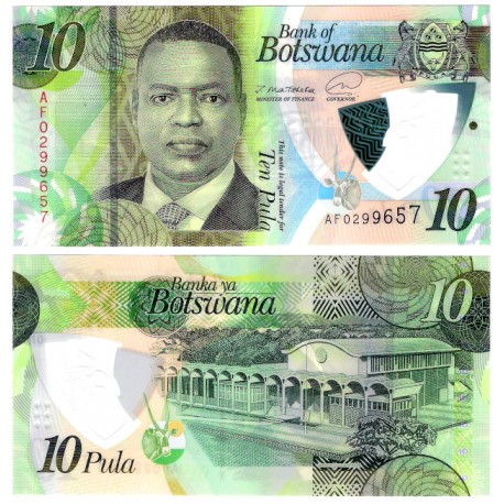 (W36) Botswana. 2020. 10 Pula (SC)