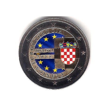 Croacia. 2023. 2 Euro (SC) Coloreada