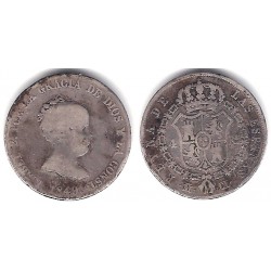 Isabel II. 1849. 4 Reales (BC) (Plata) Ceca de Madrid CL