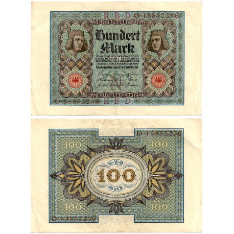 (69b) Imperio Alemán (Weimar). 1920. 100 Mark (EBC)