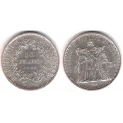 (932) Francia. 1968. 10 Francs (SC) (Plata)