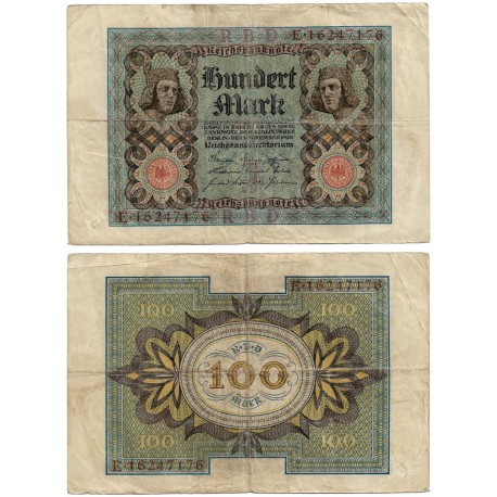 (69b) Imperio Alemán (Weimar). 1920. 100 Mark (MBC-)