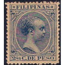 Filipinas Colonial. 1890. 2 4/8 Centavos de Peso (Nuevo, con marcas de fijasellos)