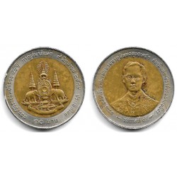 (Y328.1) Tailandia. 1996. 10 Baht (BC+)