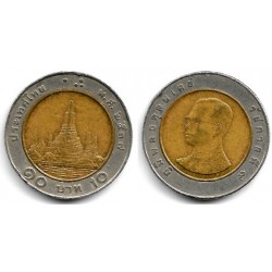 (Y227) Tailandia. 1994(2537). 10 Baht (BC)