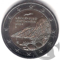 Alemania. 2024(A). 2 Euro (SC) Mecklenburg. Vorpommerm