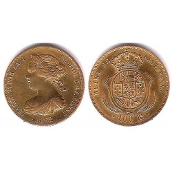 Isabel II. 1862. 100 Reales (EBC) (Oro) Ceca de Madrid