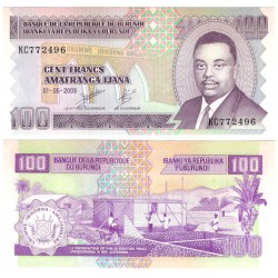 (37c) Burundi. 2006. 100 Francs (SC)