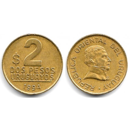 (104.1) Uruguay. 1994. 2 Pesos (MBC)