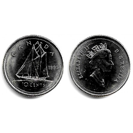 (183) Canadá. 1993. 10 Cents (SC)