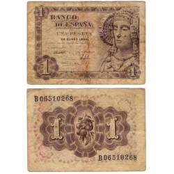 Estado Español. 1948. 1 Peseta (BC) Serie B