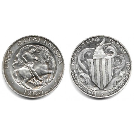 Unión Soviética. 1900. 1 Peseta (EBC/EBC+) (Plata)