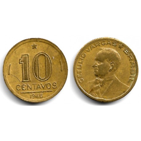 (555a.2) Brasil. 1946. 10 Centavos (MBC)