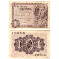 Estado Español. 1948. 1 Peseta (MBC) Serie I