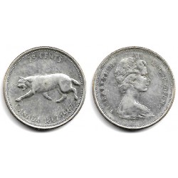 (68) Canadá. 1967. 25 Cents (MBC+) (Plata)