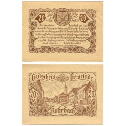 Rohrbach (Alta Austria). 1920. 20 Heller (SC)