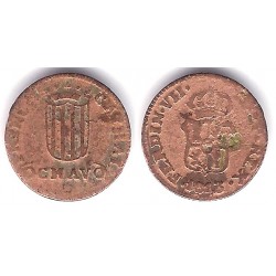 Fernando VII. 1813. Ochavo (RC+) Ceca de Reus y Tarragona