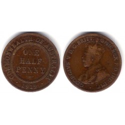 (22) Australia. 1919. Half Penny (MBC-)