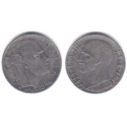 (75b) Italia. 1939. 20 Centesimi (MBC)