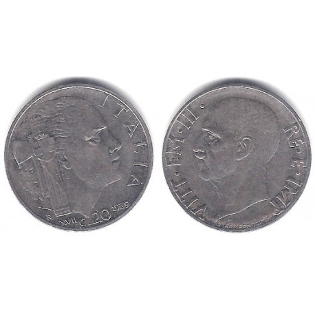 (75b) Italia. 1939. 20 Centesimi (MBC)