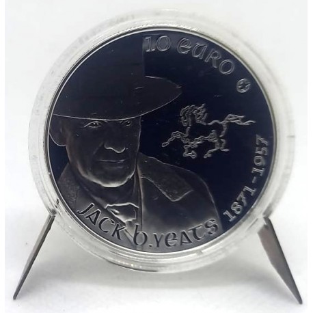 Irlanda. 2012. 10 Euro (Proof) (Plata) Jack B. Yeats