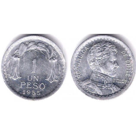 (179a) Chile. 1955. 1 Peso (EBC)