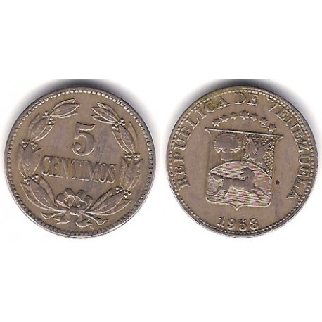 (Y38.1) Venezuela. 1958. 5 Centimos (MBC)