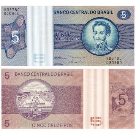 (192d) Brasil. 1970-79. 5 Cruzeiros (SC)