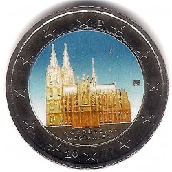 Alemania. 2011. 2 Euro (SC) Coloreada