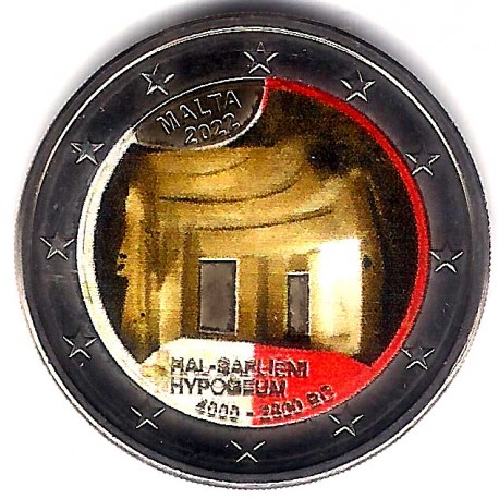 Malta. 2022. 2 Euro (SC) Coloreada