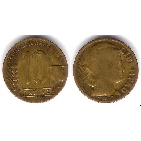 (41) Argentina. 1947. 10 Centavos (MBC-)