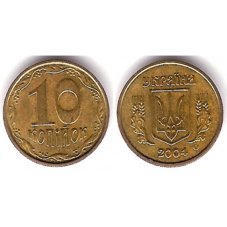 (1.1b) Ucrania. 2004. 10 Kopiyok (MBC)