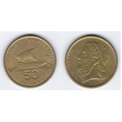 (147) Grecia. 1990. 50 Drachma (MBC)