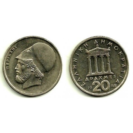 Grecia. 1988. 20 Drachma (MBC)