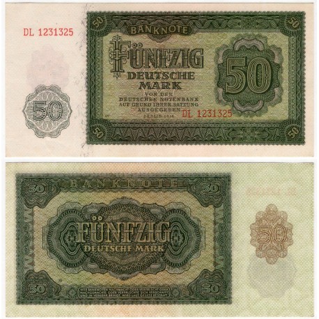 (14b) Alemania Democrática. 1948. 50 Mark (SC)